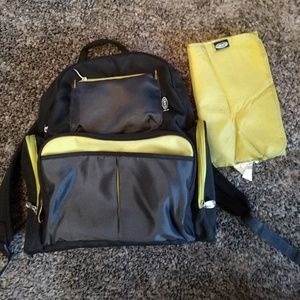 SOLD.....Graco diaper bag, bookbag